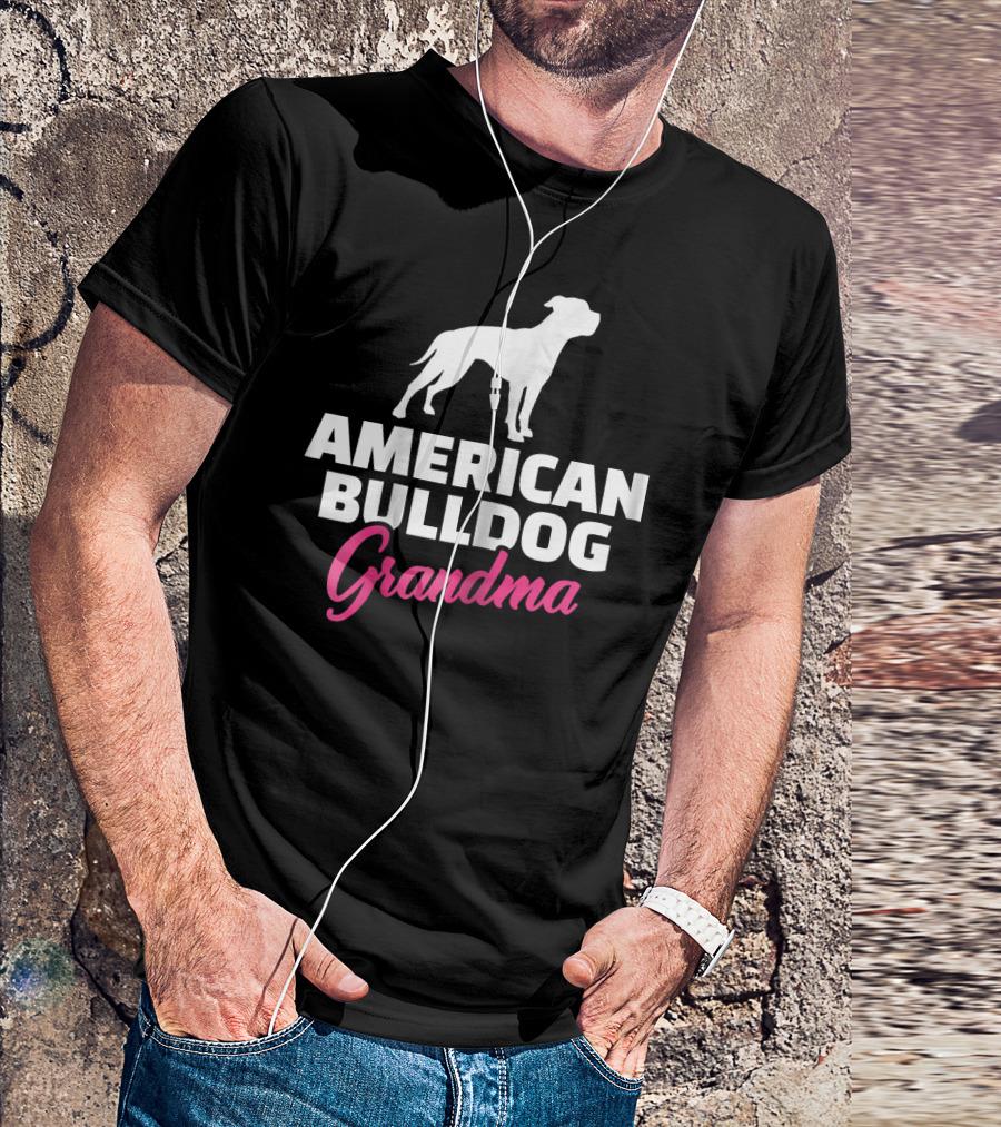 American Bulldog Grandma T-Shirt