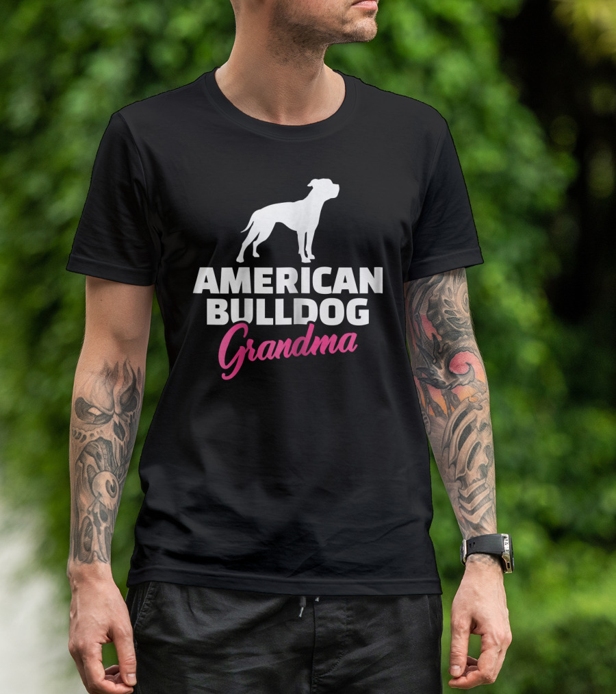 American Bulldog Grandma T-Shirt
