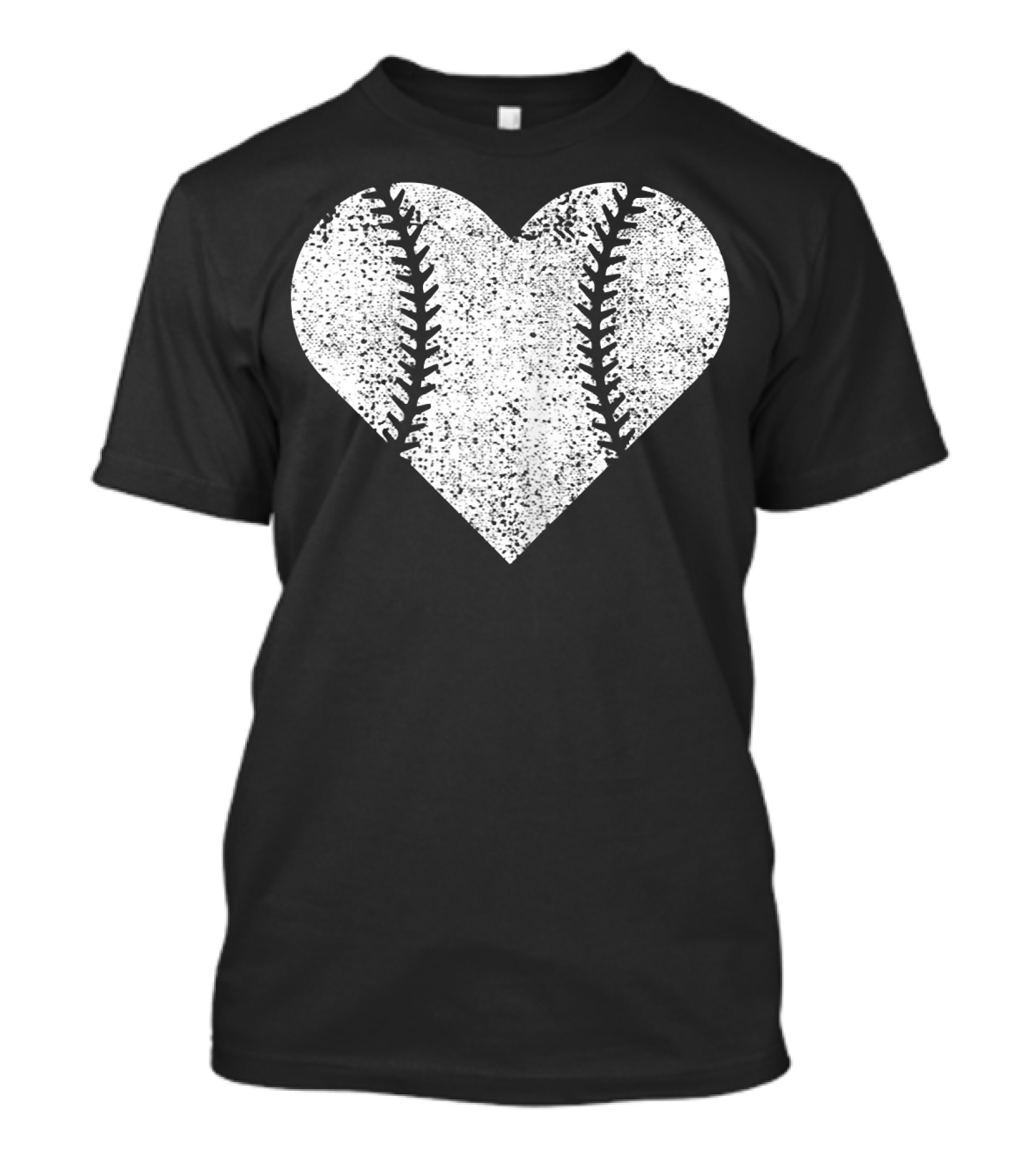 Baseball Heart Love Mom Funny Cute Comfy T-Shirt