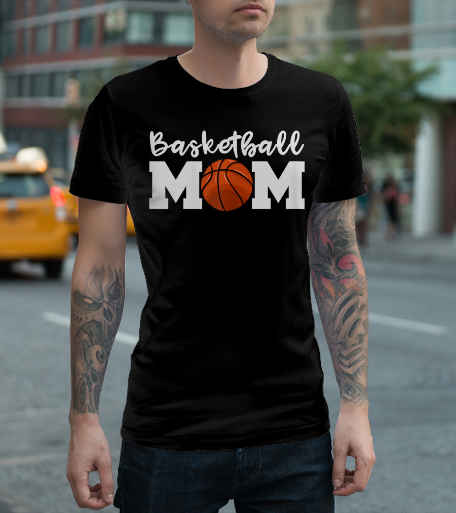 Basketball Mom Cute Player Mama T-Shirt