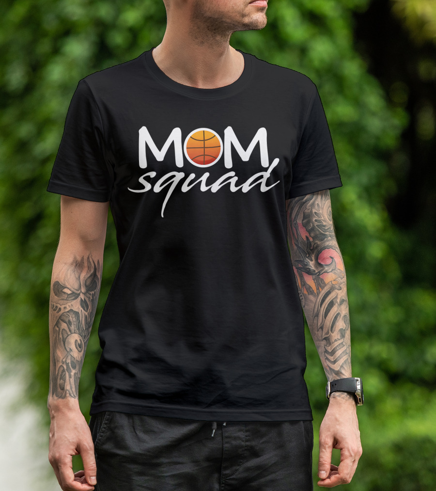 Mom Squad Basketball T-Shirt