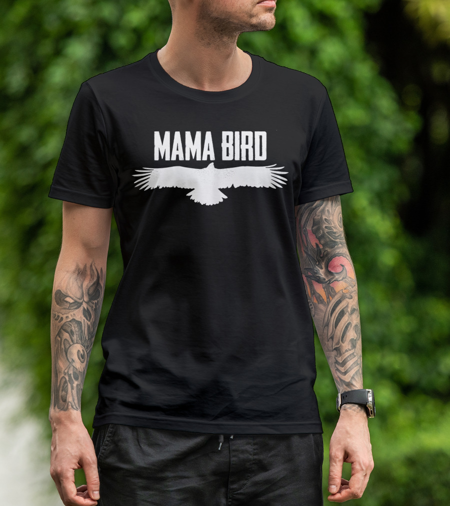 MAMA BIRD Soaring Graphic Majestic Wingspread T-Shirt