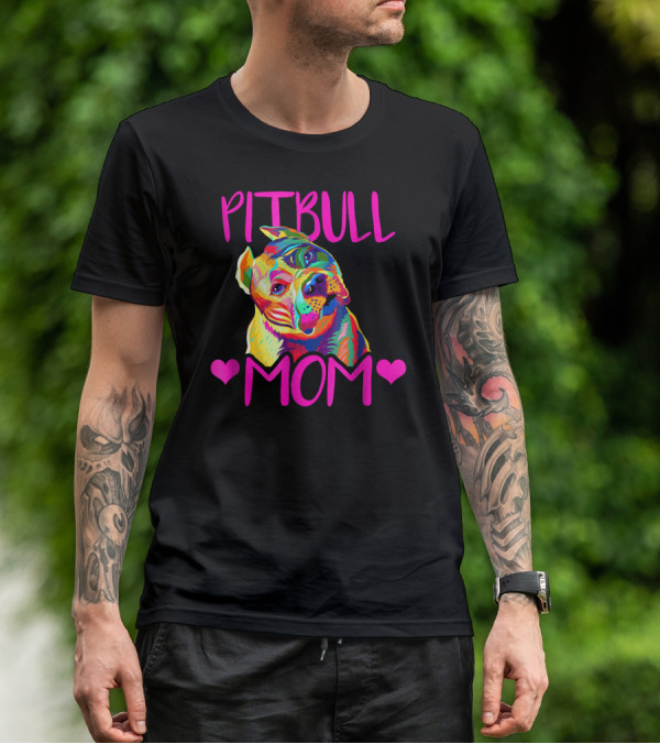 PITBULL MOM T-Shirt