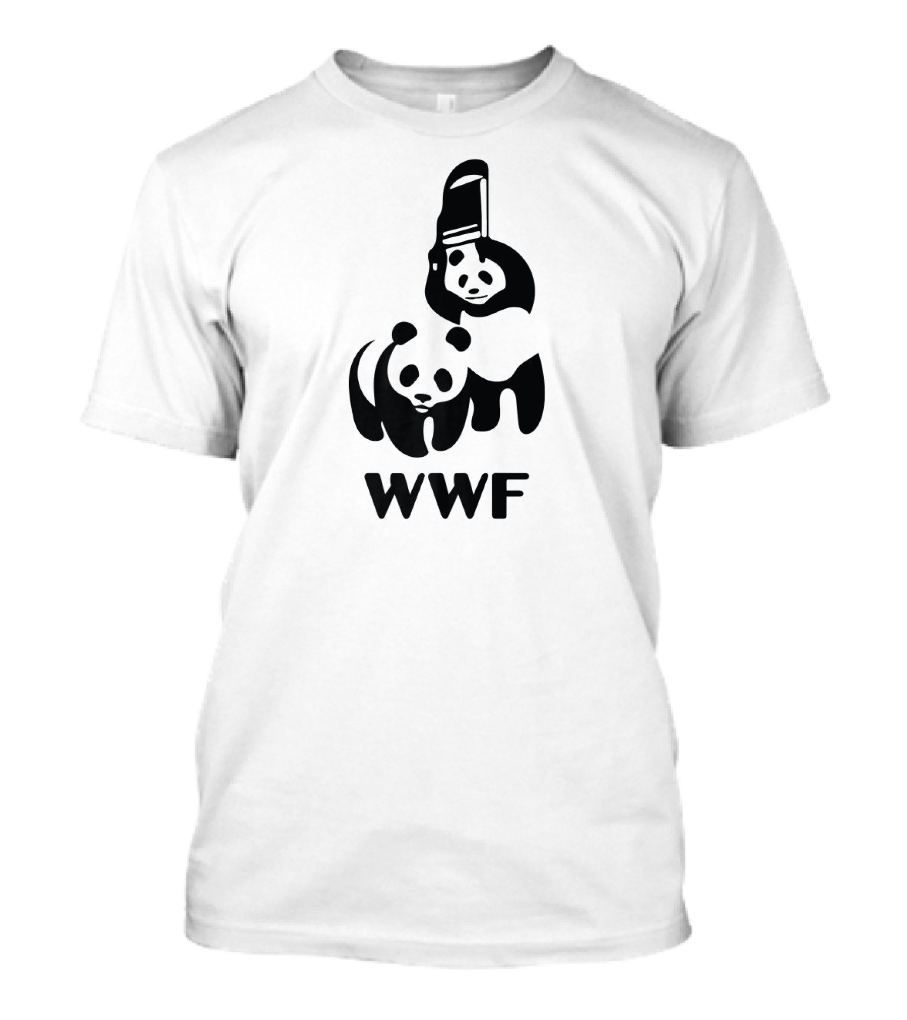 WWF Wrestling Pandas Lampoon T-Shirt