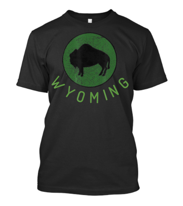 Wyoming Vintage Distressed American Buffalo T-Shirt