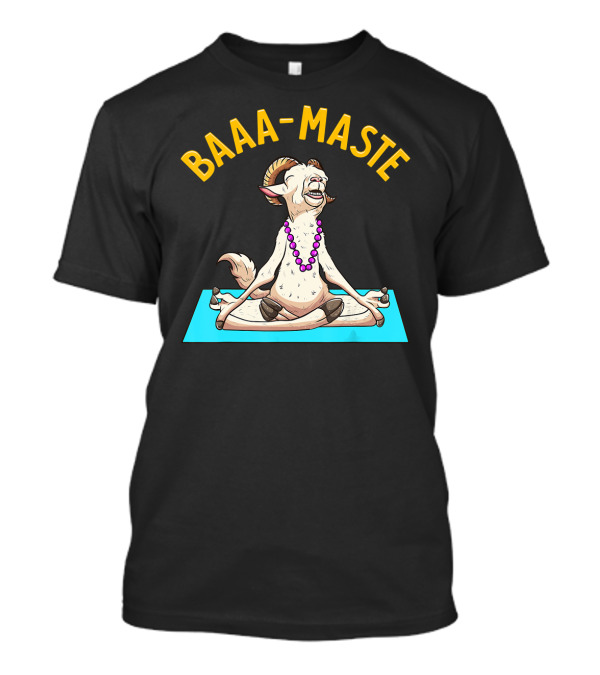 Yoga Goat Baa Maste Zen Spiritu Namaste T-Shirt
