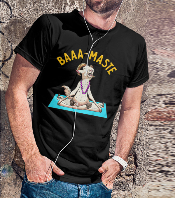 Yoga Goat Baa Maste Zen Spiritu Namaste T-Shirt