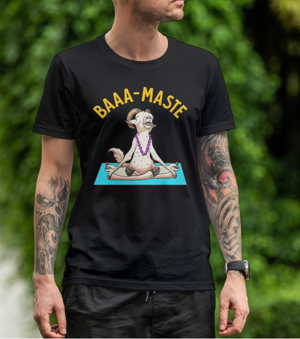 Yoga Goat Baa Maste Zen Spiritu Namaste T-Shirt
