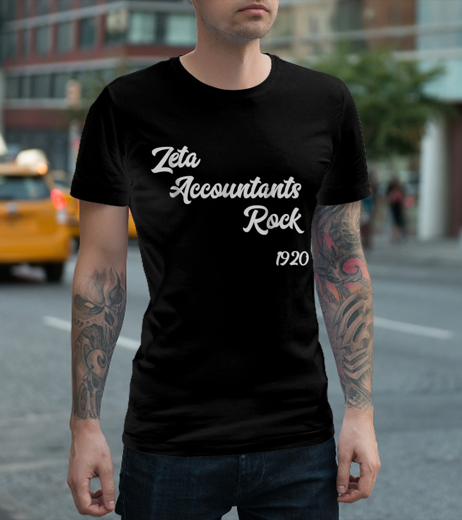 Zeta Accountants Rock 1920 T-Shirt