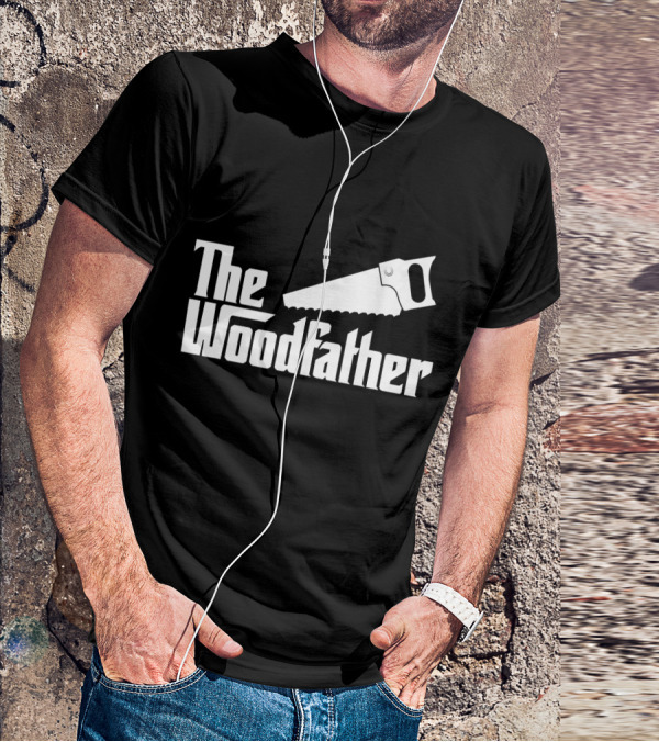 The Woodfather Saw Woodworking Carpentry T-Shirt