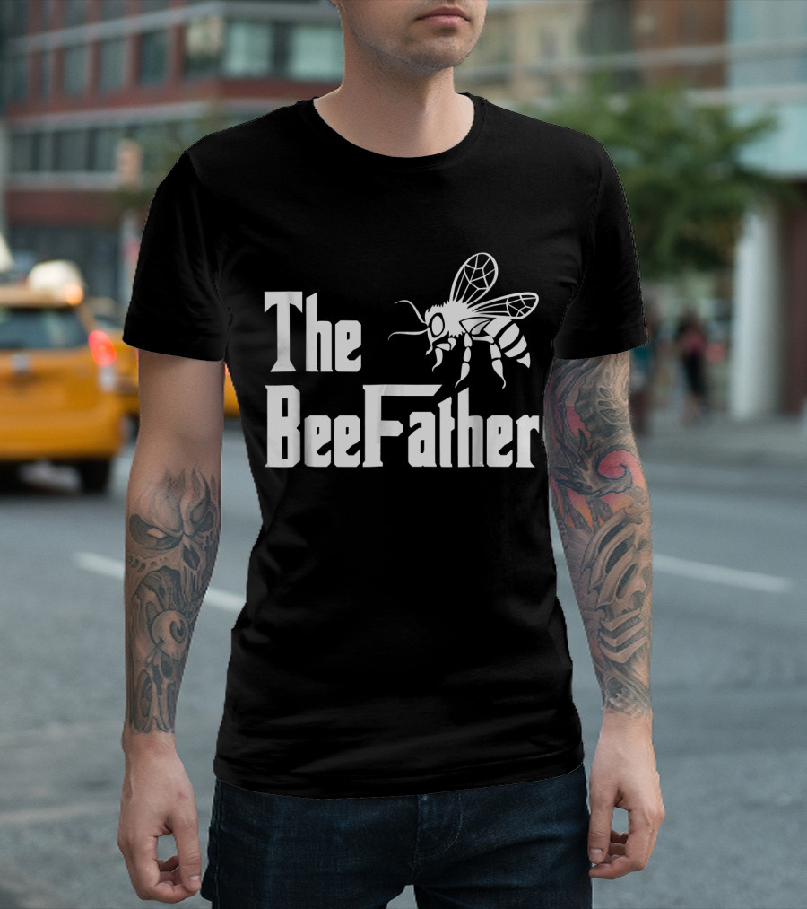 The Bee Father Funny Beekeeper Parody with Bee T-Shirt