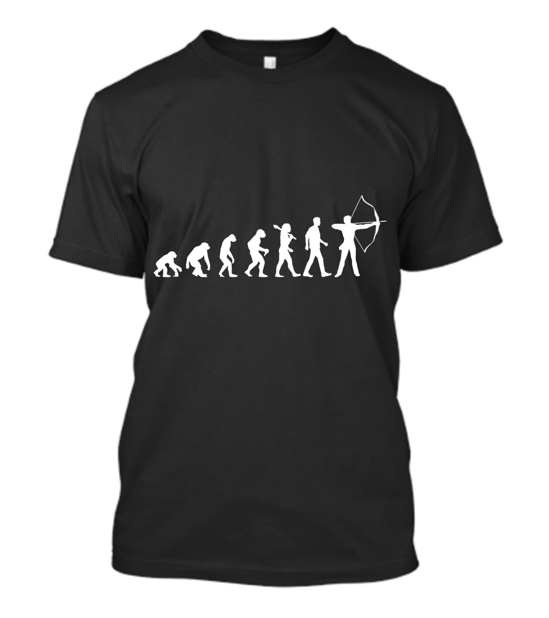 The Evolution Of Archery Silhouette Series T-Shirt
