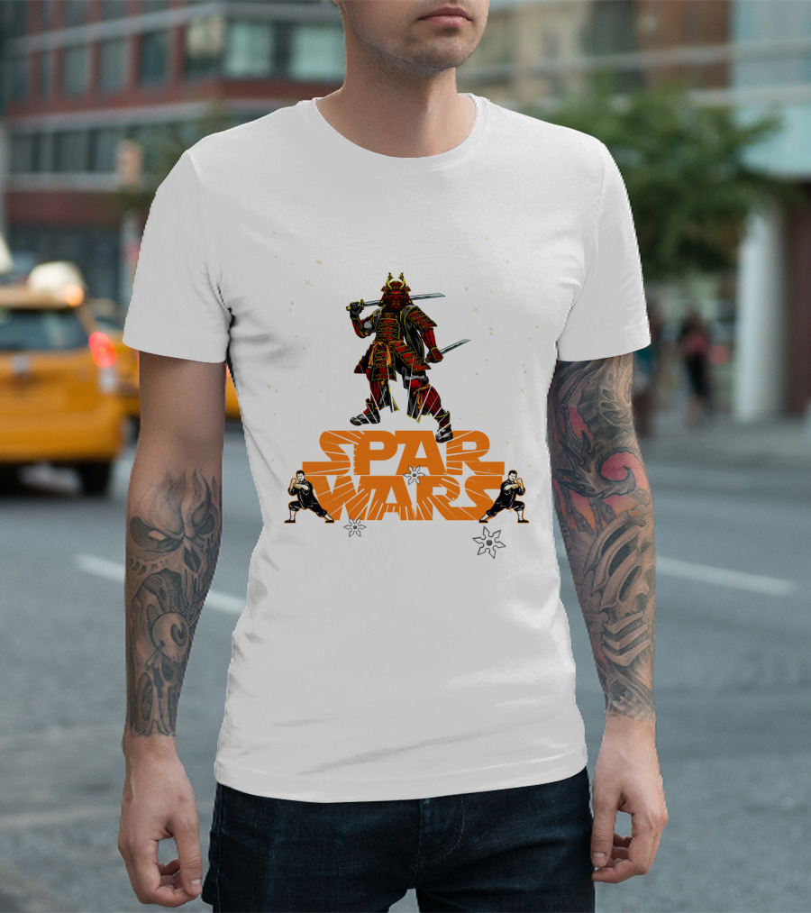Spar Wars Samurai Kick Boxing Taekwondo MMA T-Shirt