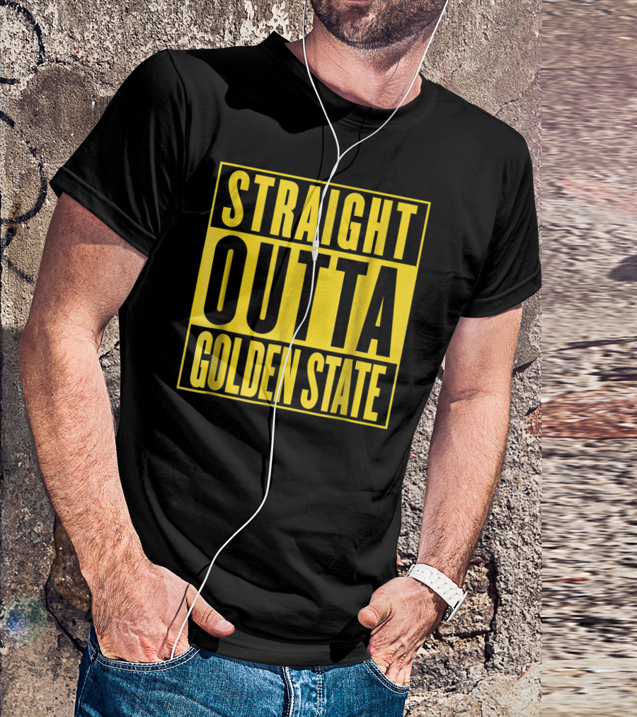 Straight Outta Golden State Basketball T-Shirt