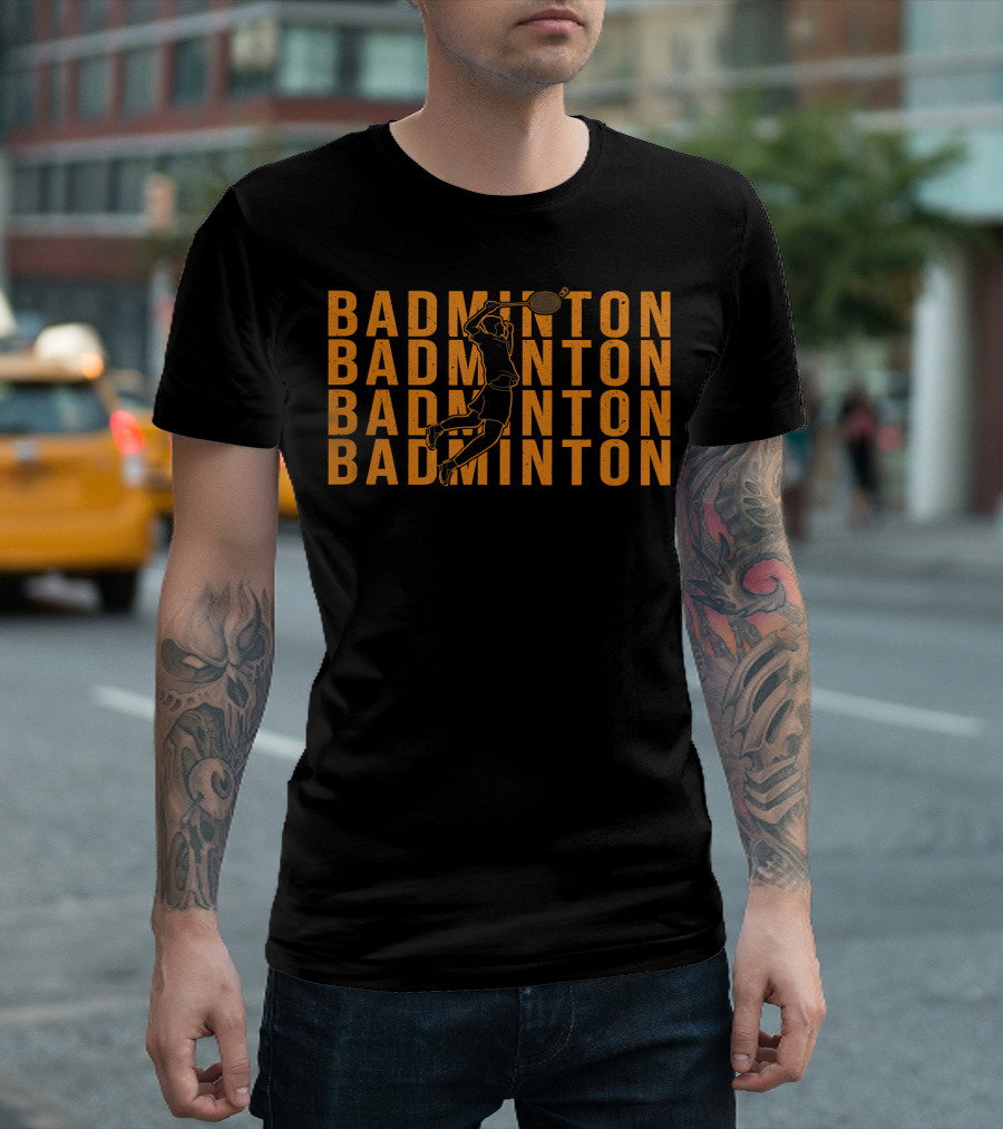 Badminton Enthusiast T-Shirt