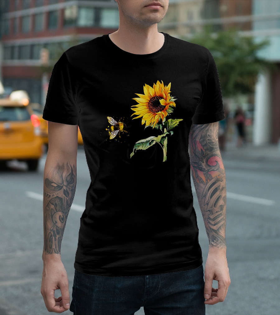 Sunflower Bee Kind T-Shirt