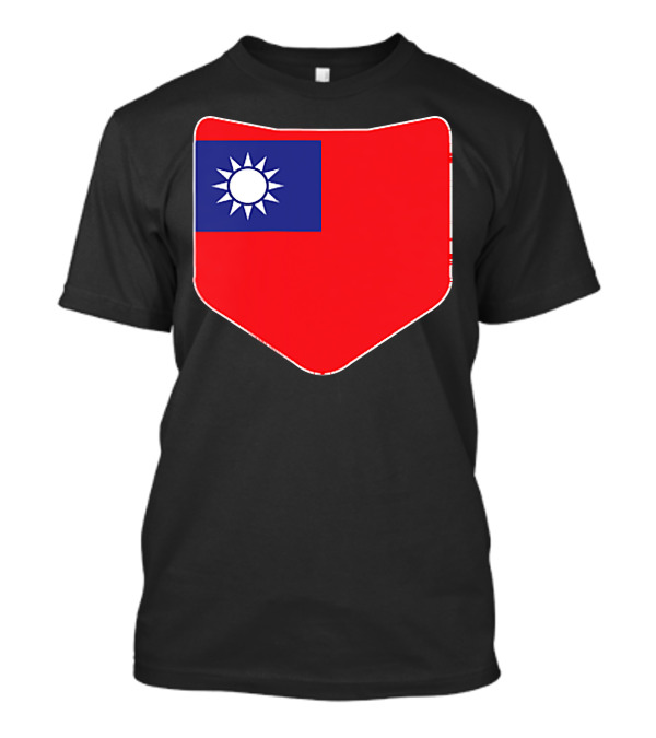 Taiwan Flag Pocket T-Shirt