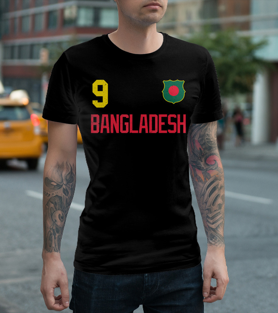 9 Bangladesh Football Soccer Cricket T-Shirt