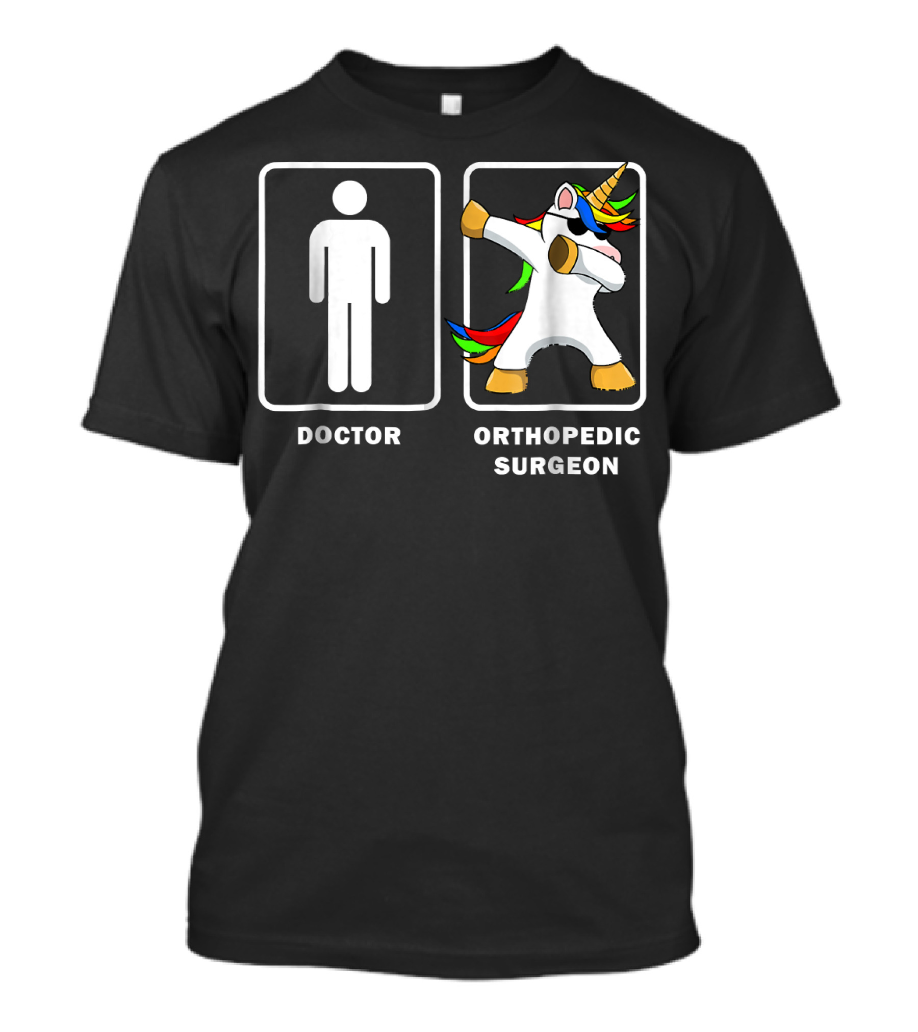 Doctor Vs Orthopedic Surgeon Unicorn Dabbing T-Shirt