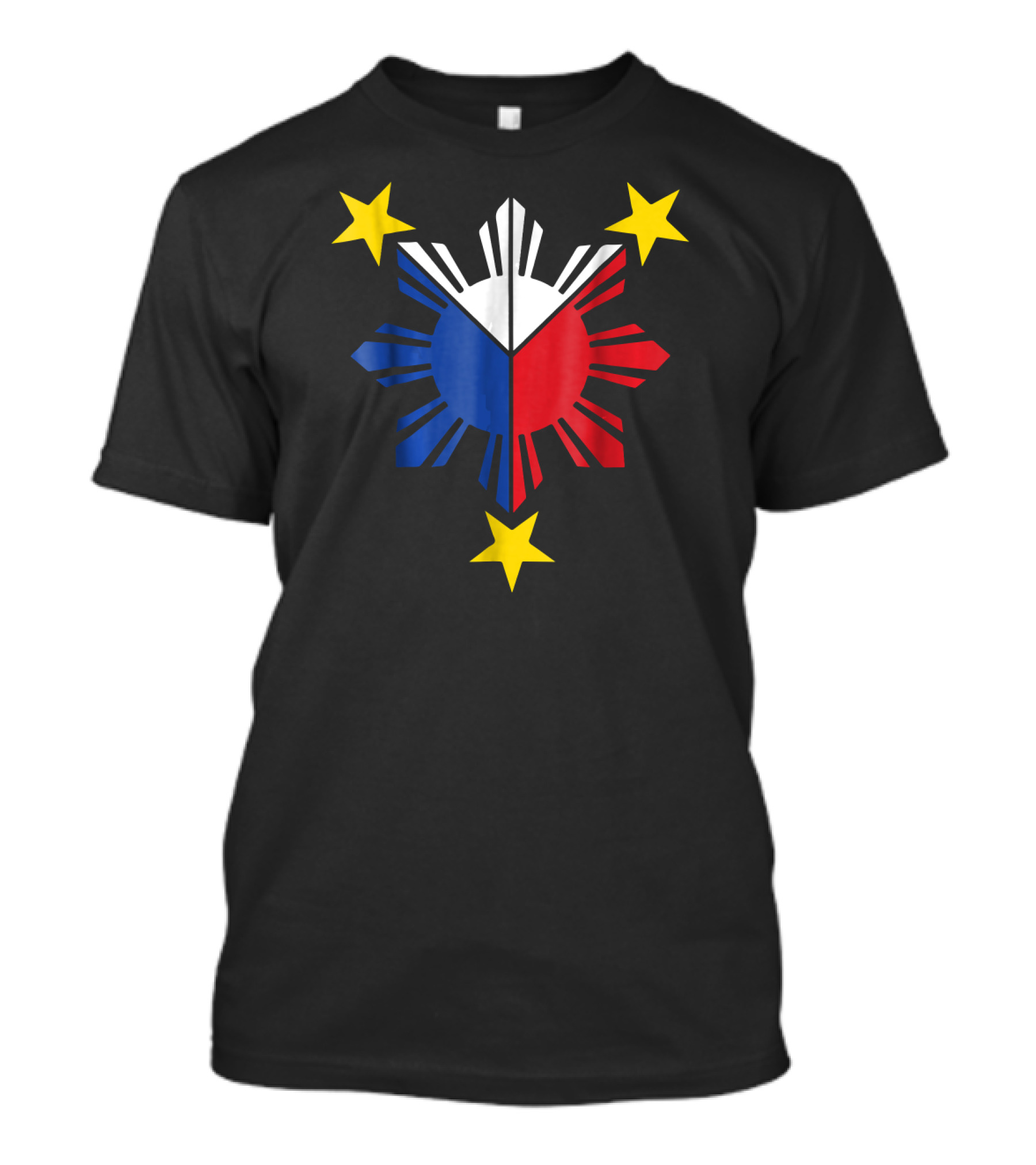 Pinoy Filipino Flag Stars And Sun T-Shirt