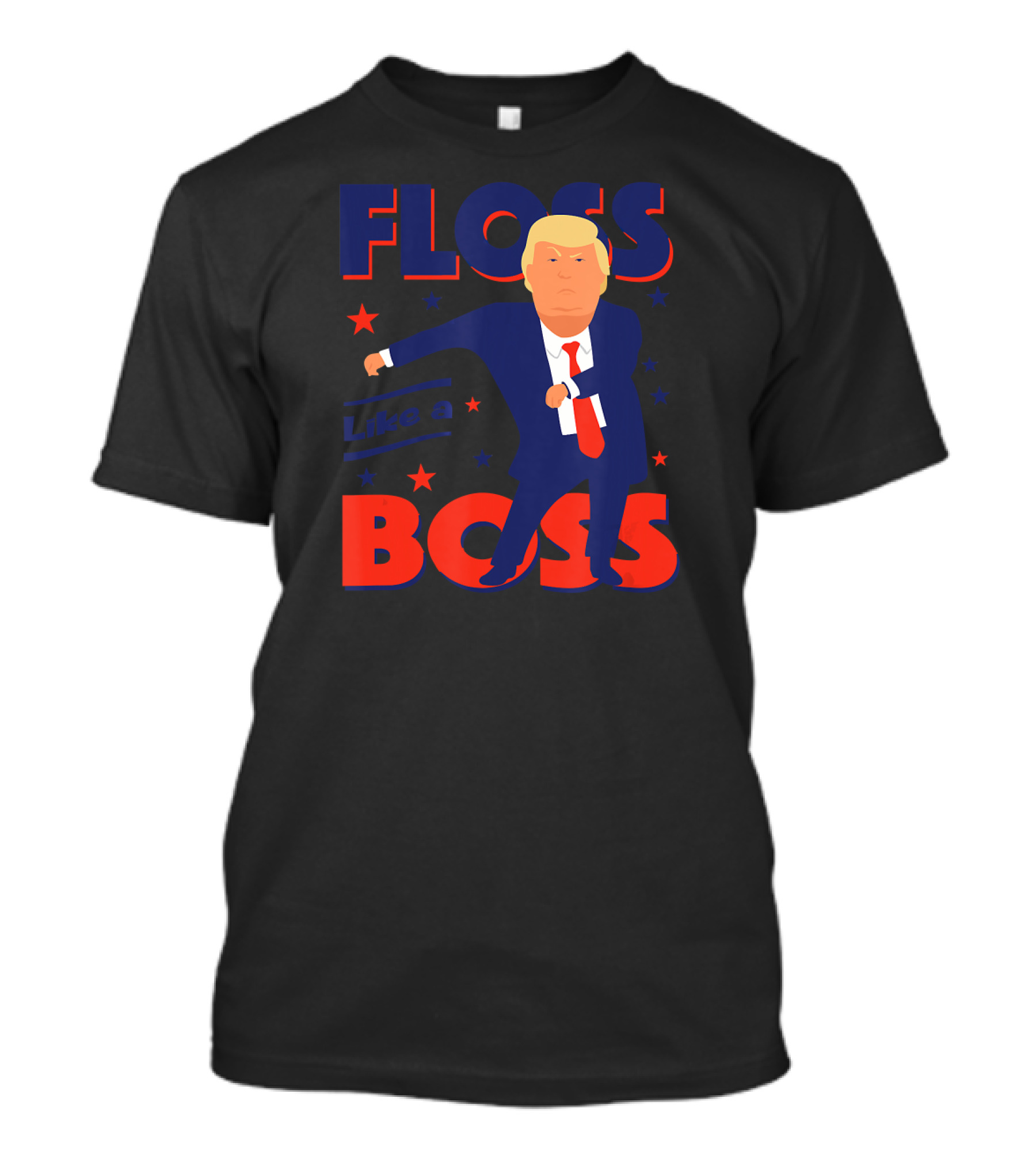Floss Like A Boss 4th Of July Trump Iconic Dance Stars T-Shirt