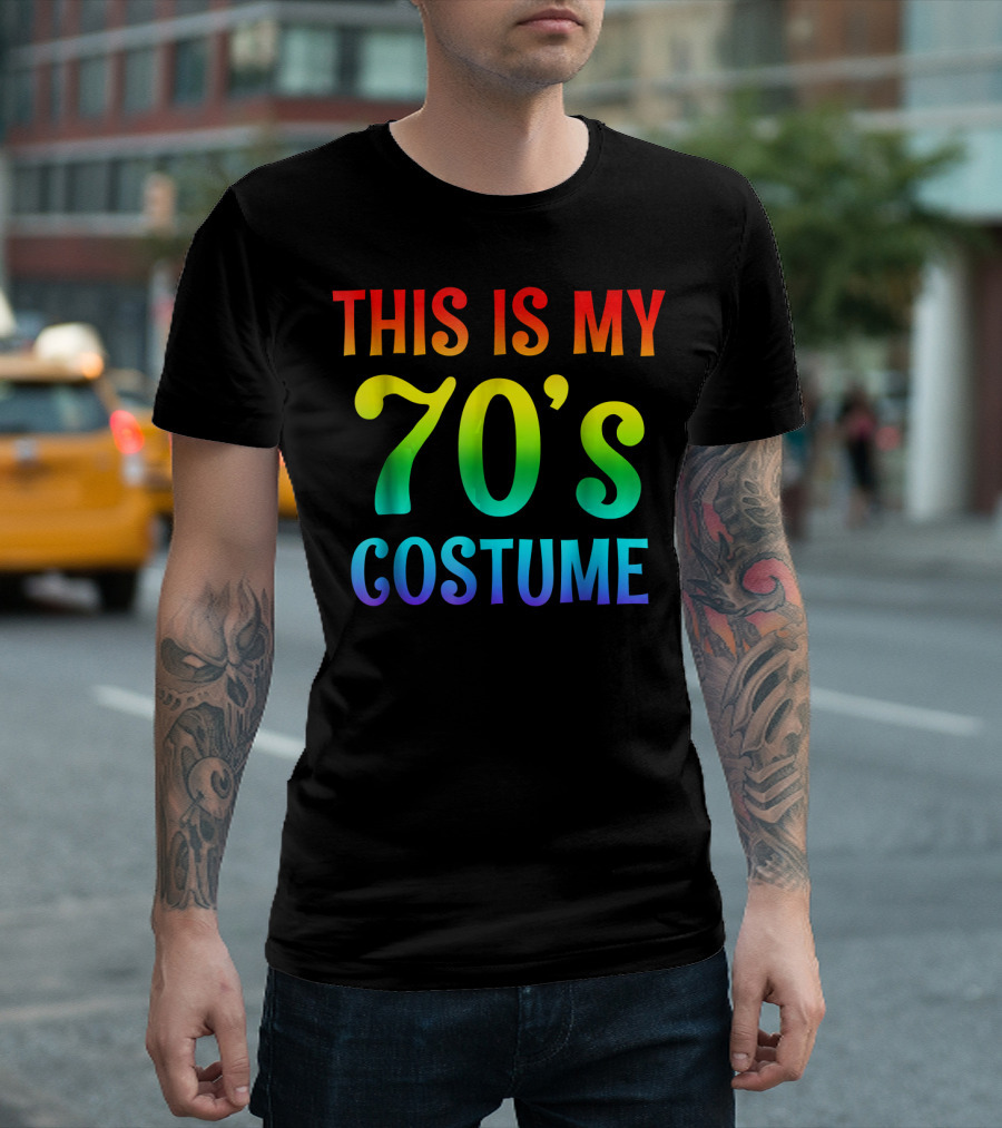 This Is My 70's Costume Halloween 1970s T-Shirt