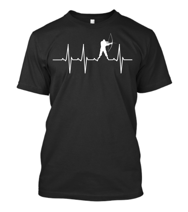 Archery Heartbeat Bow Hunting Pulsating Archer T-Shirt