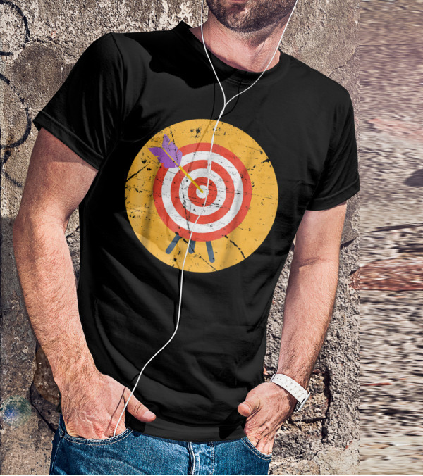 Archery Target Sport Arrows Bullseye T-Shirt