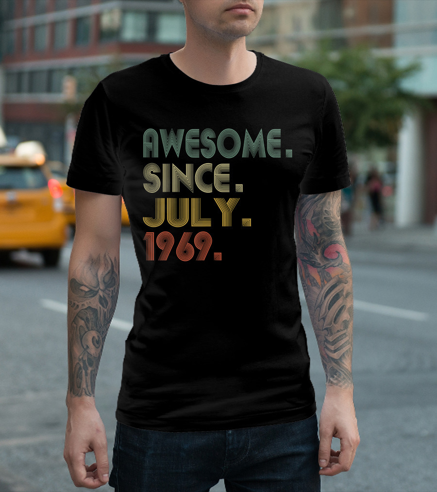 Awesome Since July 1969 Retro T-Shirt