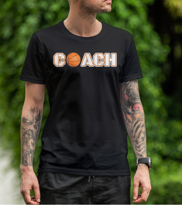 Coach Basketball Ball Coach T-Shirt