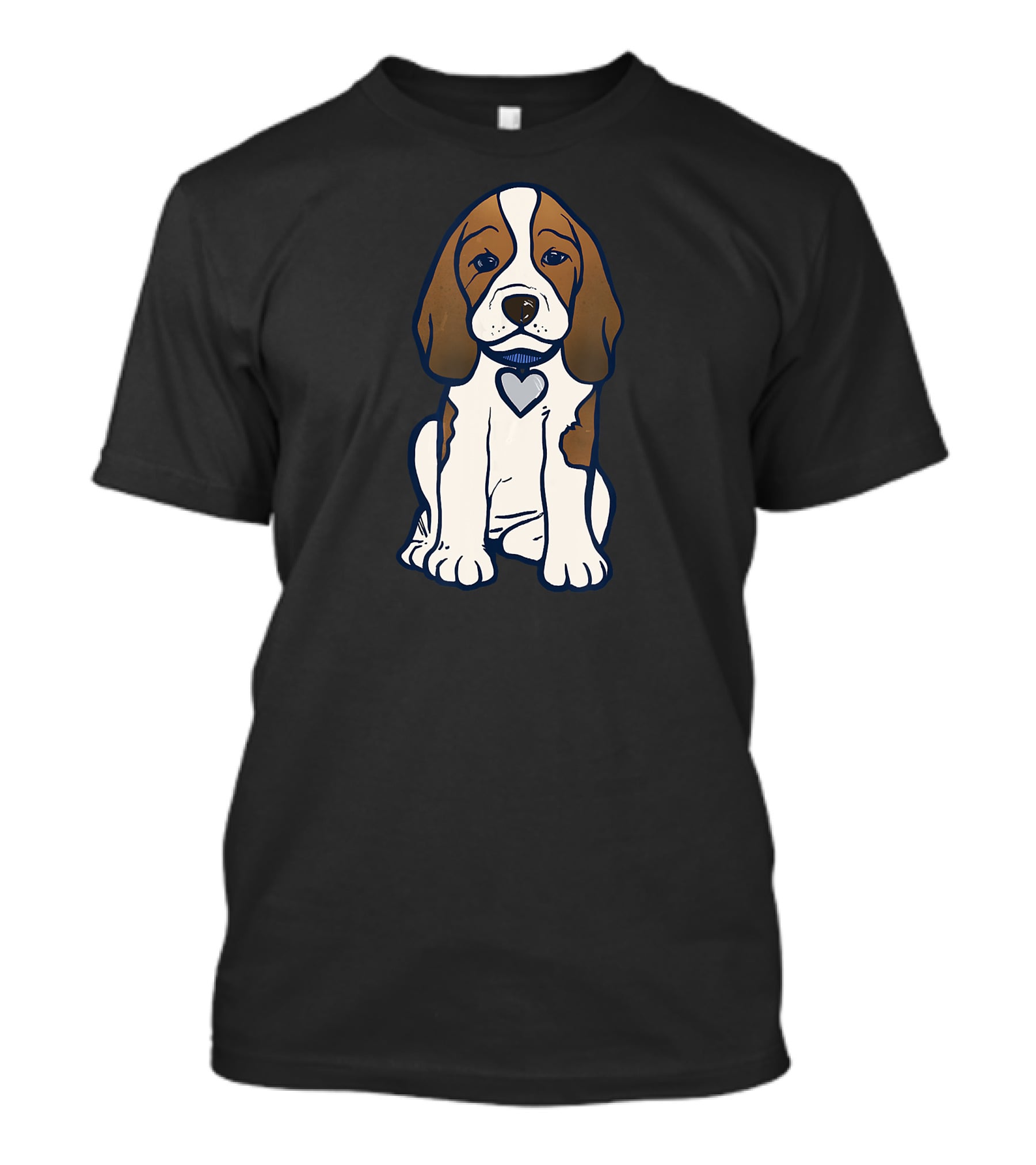 Beagle Puppy With Heart Collar T-Shirt