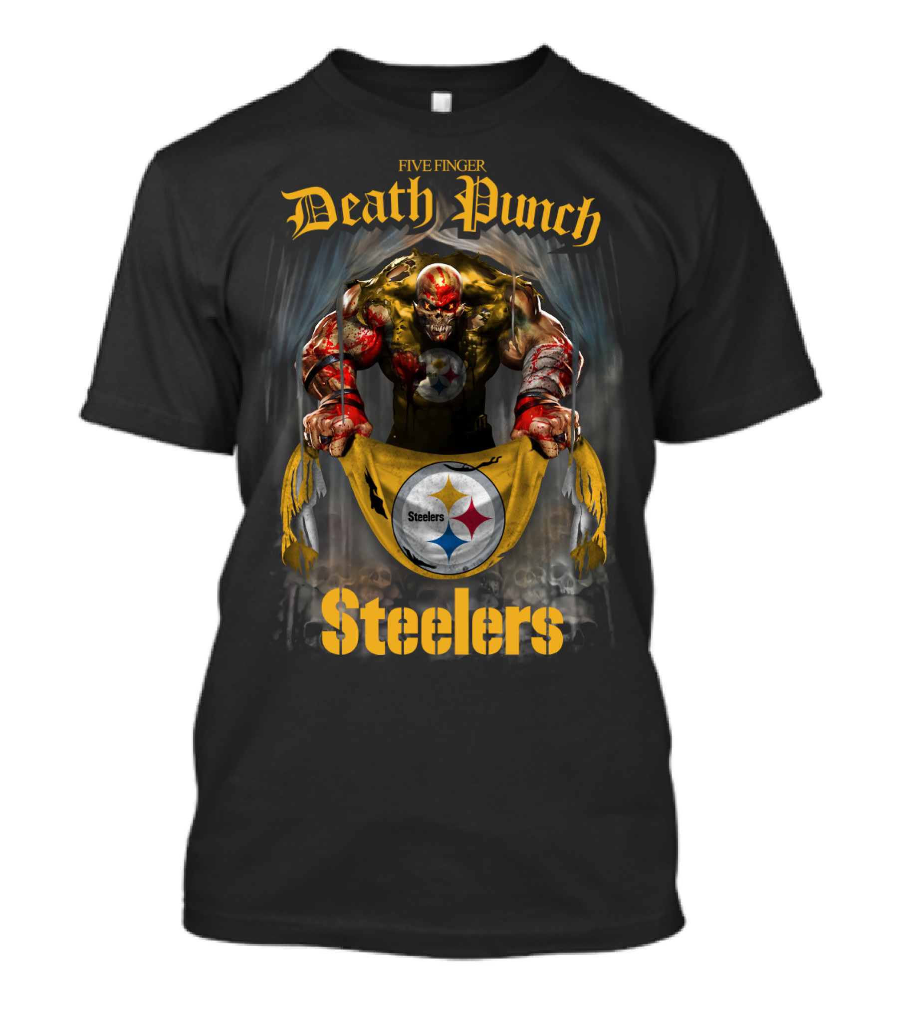 Five Finger Death Punch Steelers T-Shirt