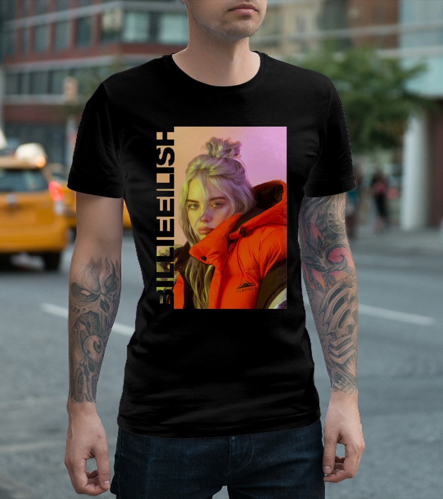 Billie Eilish Penfield Jacket Bold Typography T-Shirt