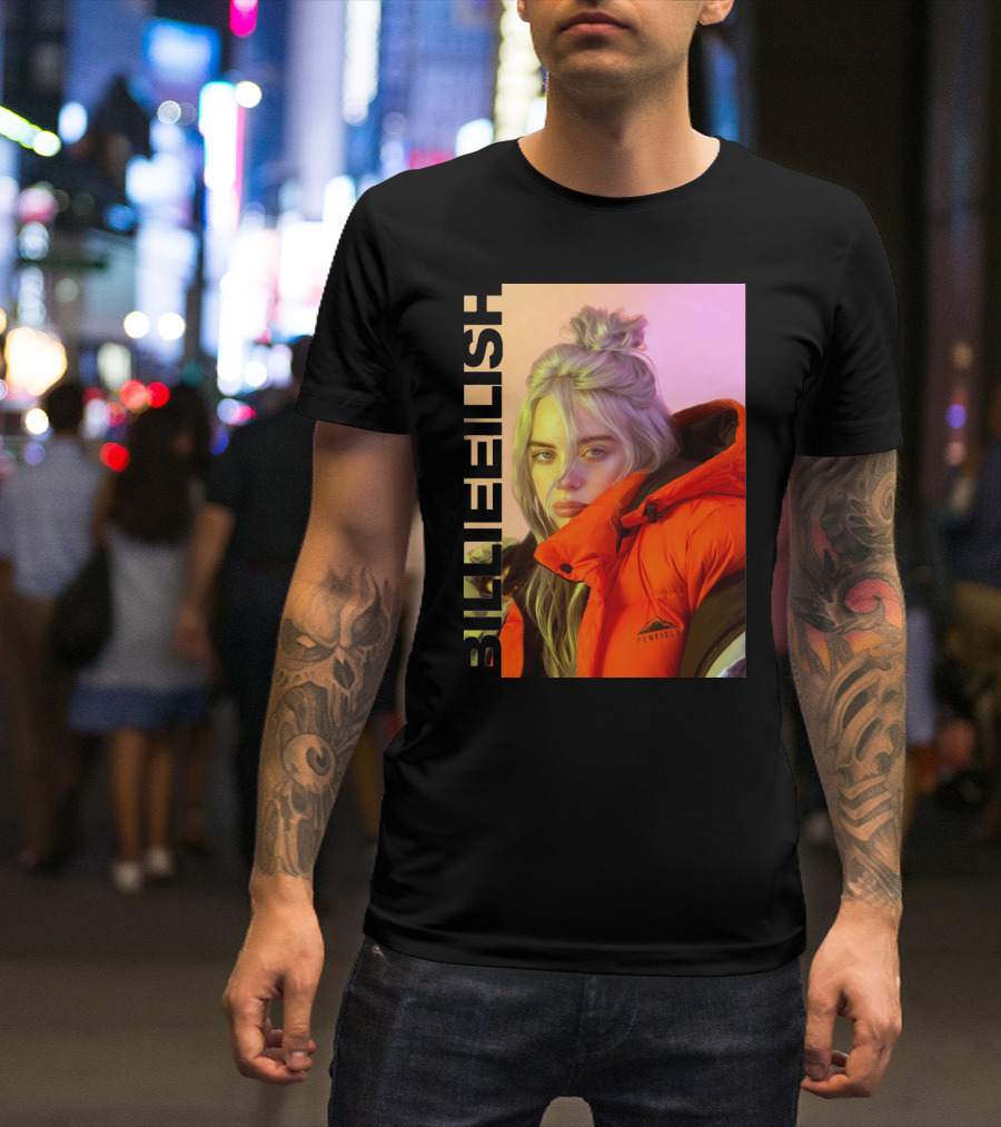 Billie Eilish Penfield Jacket Bold Typography T-Shirt