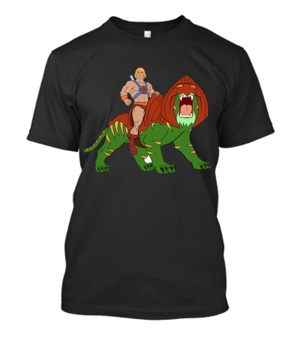 He-Man And BattleCat Classic Filmation T-Shirt