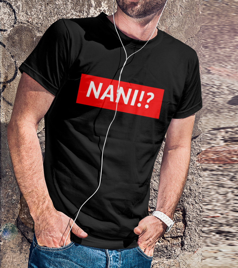 NANI? Red Box Text T-Shirt