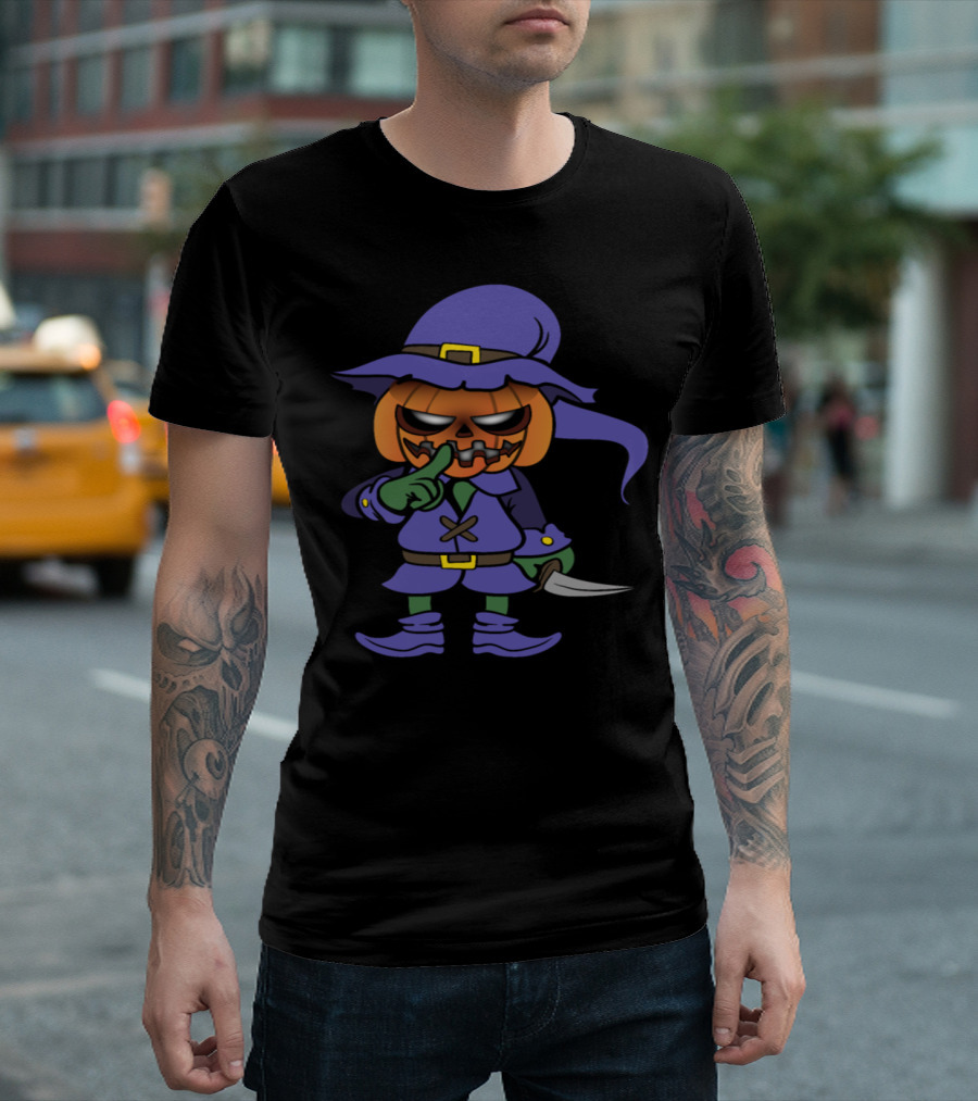 Halloween Horror Pumpkin Witch Zombie Scary T-Shirt