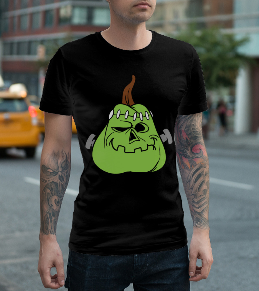 Halloween Pumpkins Horror Monster Zombie Scary Frankenstein Jack-O'-Lantern T-Shirt