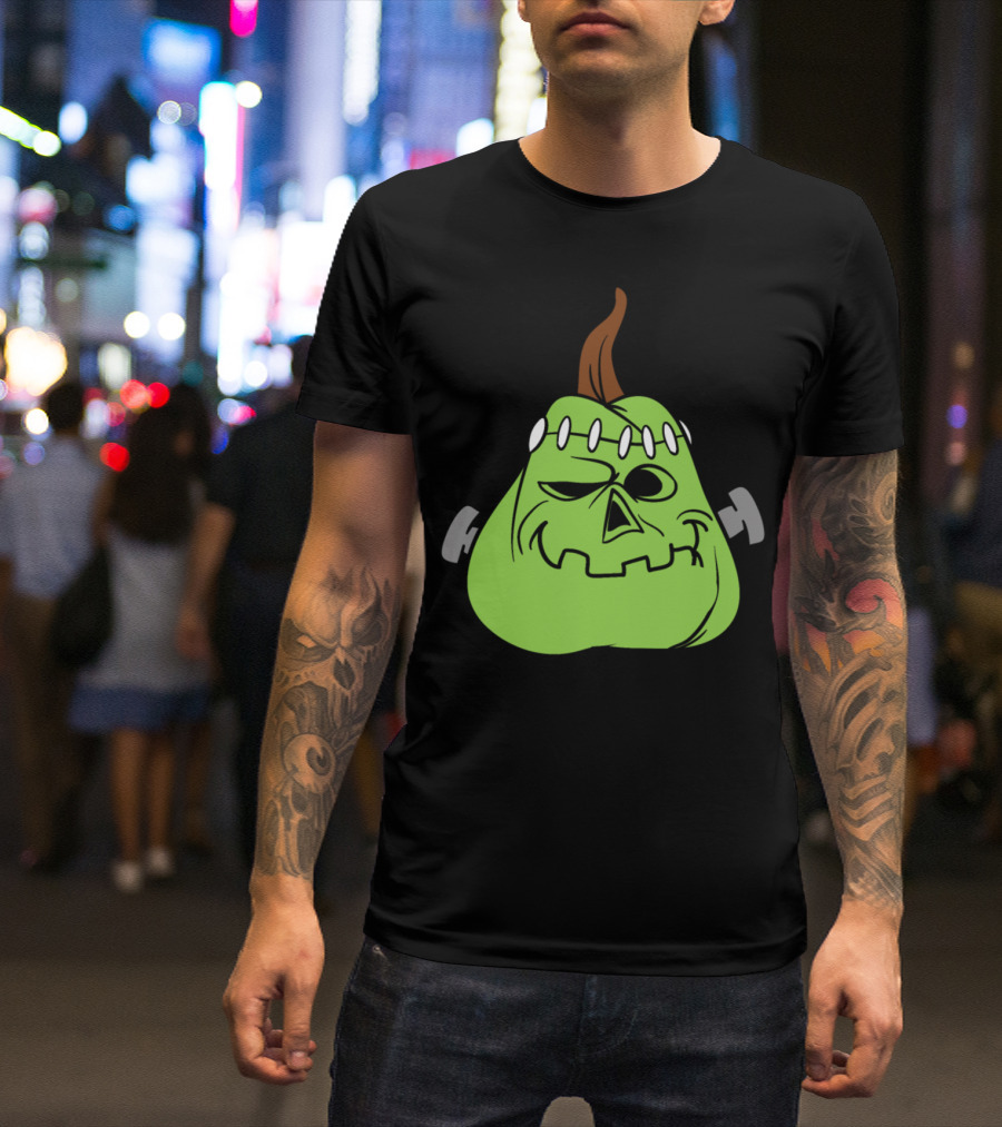 Halloween Pumpkins Horror Monster Zombie Scary Frankenstein Jack-O'-Lantern T-Shirt