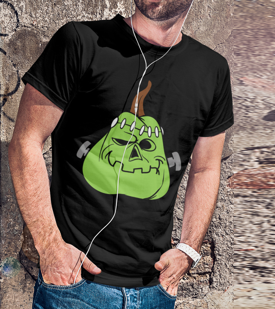 Halloween Pumpkins Horror Monster Zombie Scary Frankenstein Jack-O'-Lantern T-Shirt