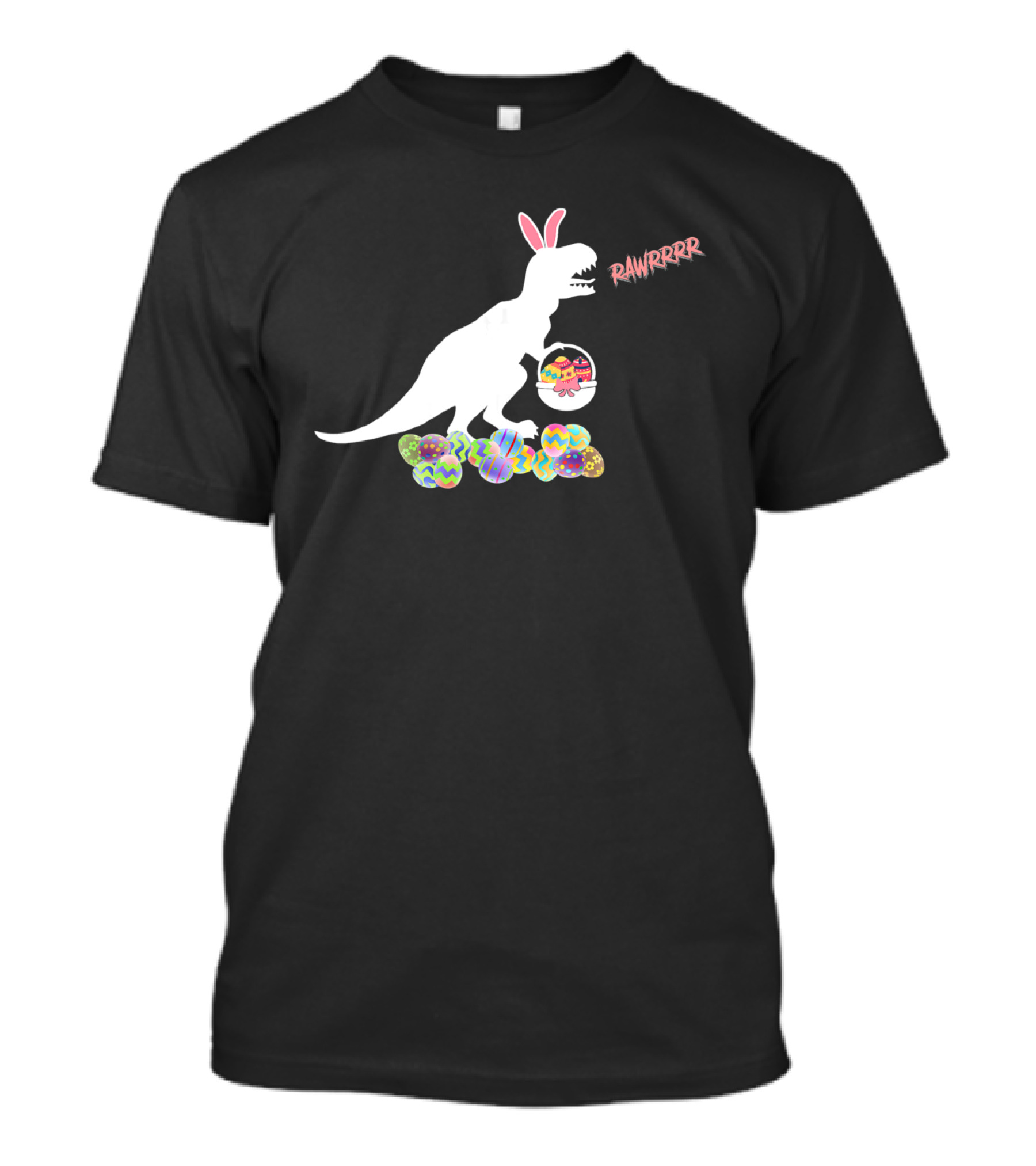 Easter Bunny Dinosaur Rex Eggs RAWRRRRR T-Shirt
