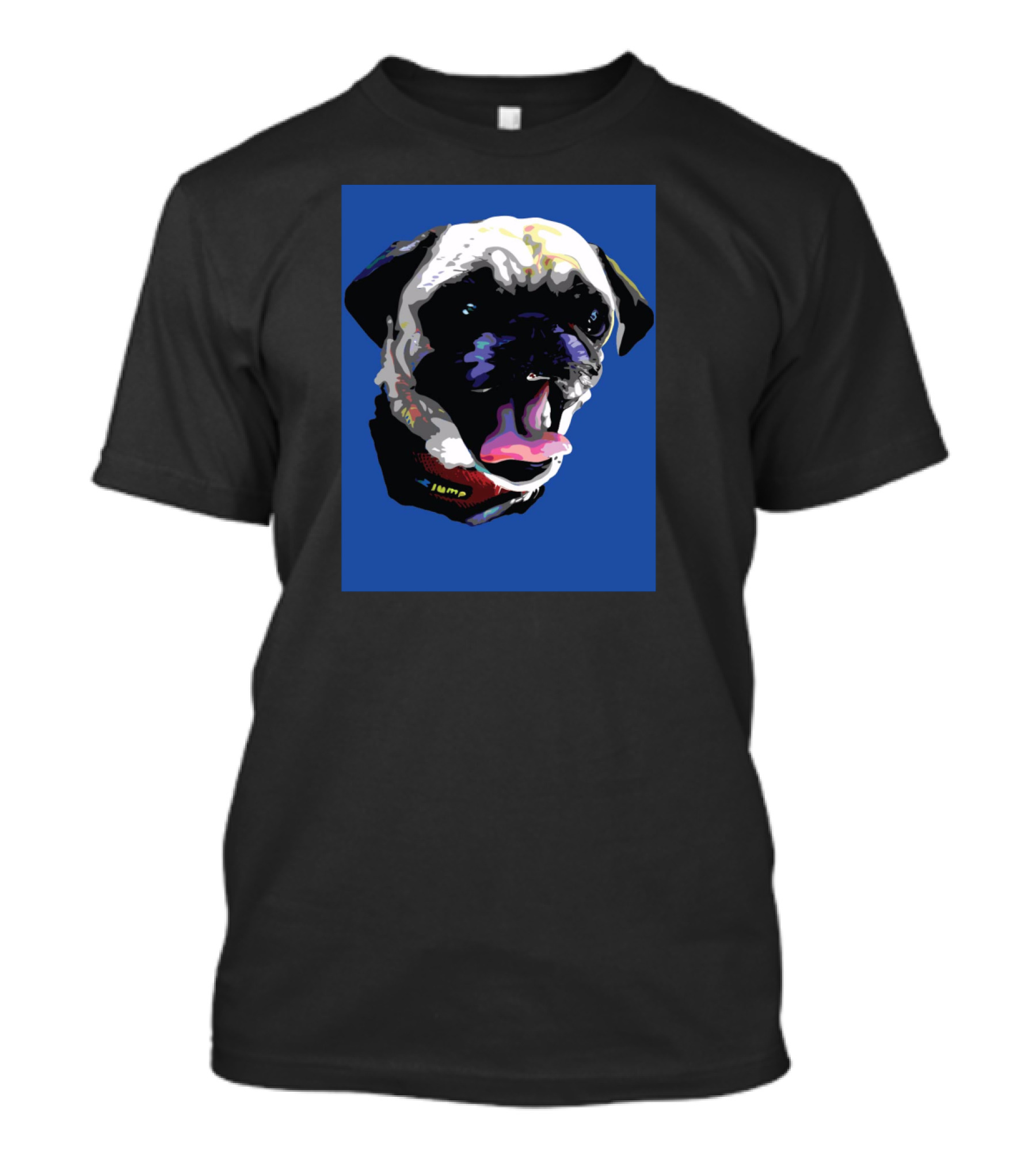 Pugs Are Amazing Pop Art Style Vibrant Colors T-Shirt