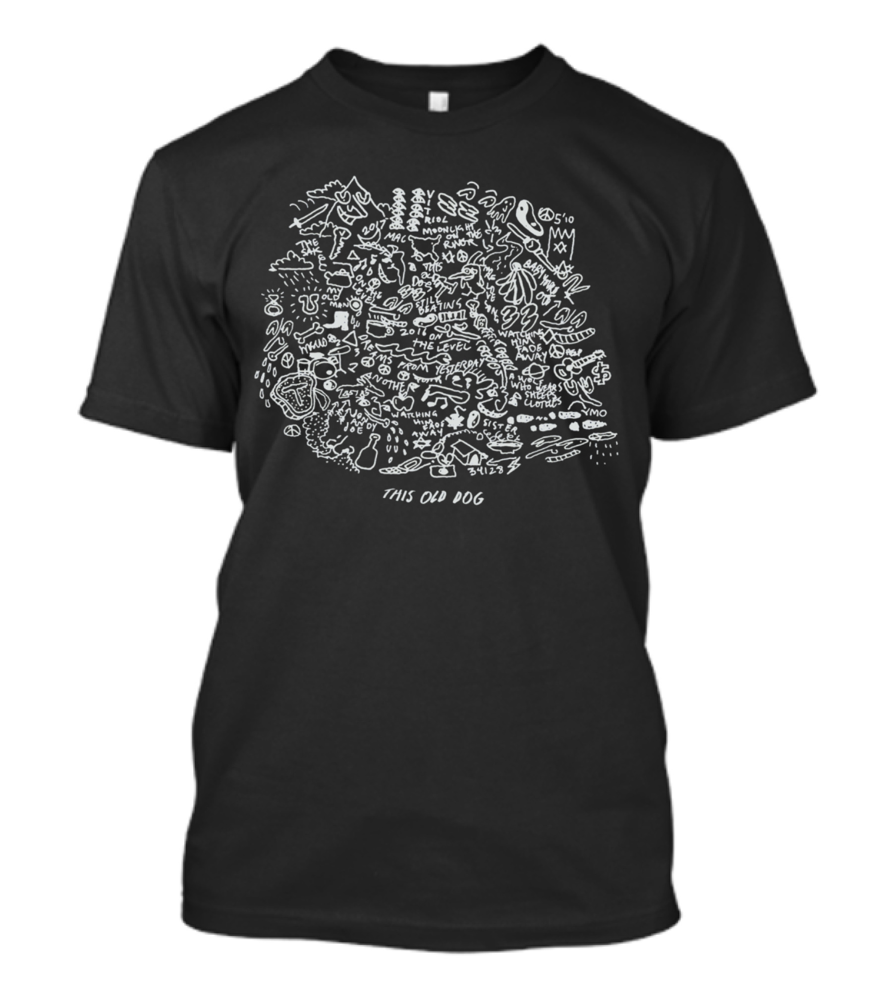 Mac Demarco This Old Dog Doodle Artwork Compilation T-Shirt