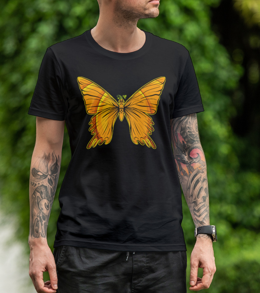 Butterfly Pumpkin Monarch Orange Wings T-Shirt