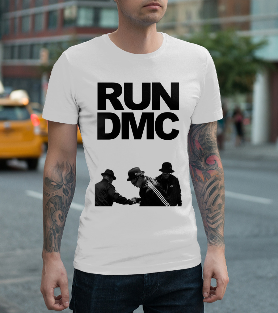 RUN DMC Hip Hop Legends Iconic Street T-Shirt