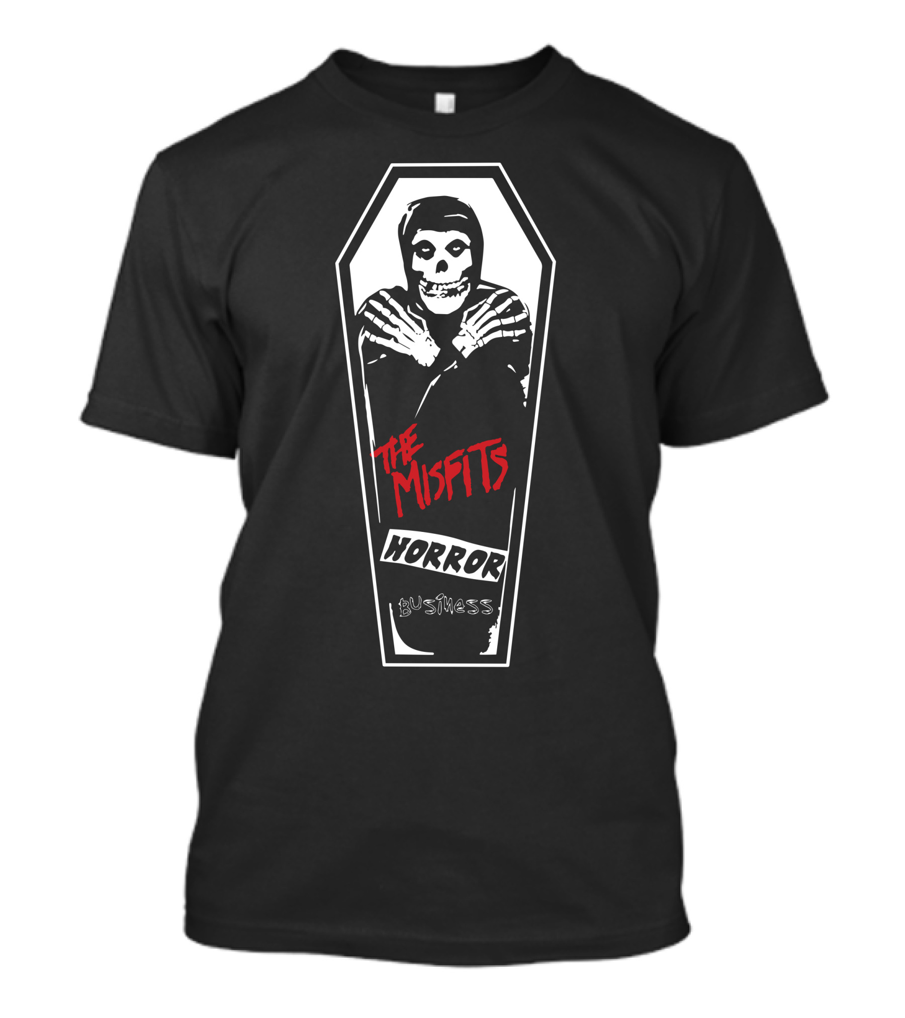The Misfits Horror Business Coffin T-Shirt