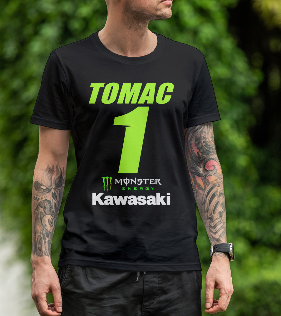 Tomac 1 Monster Energy Kawasaki T-Shirt