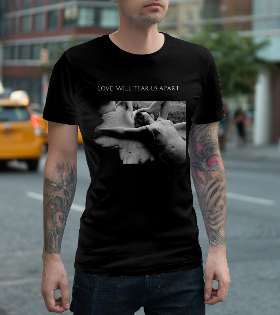 Joy Division Love Will Tear Us Apart Angel Statue T-Shirt
