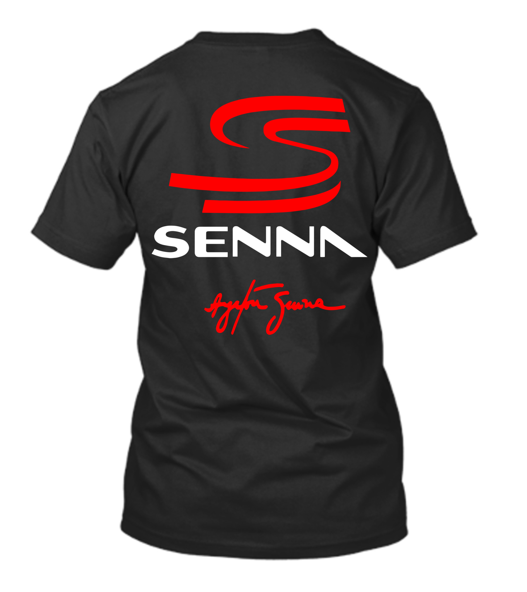 Ayrton Senna McLaren MP4/4 F1 Shell Racing Car T-Shirt