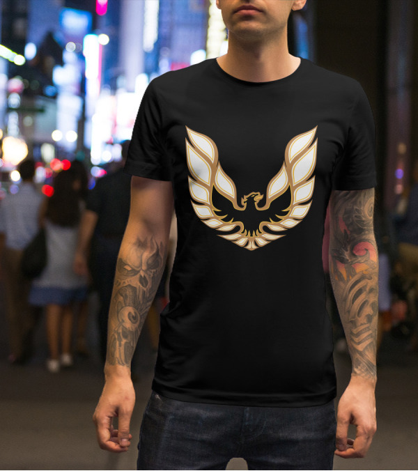 Pontiac Firebird Iconic Gold Phoenix T-Shirt